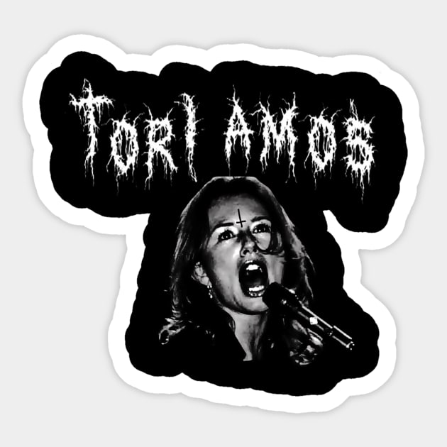 Death Metal Tori Sticker by SortaFairytale